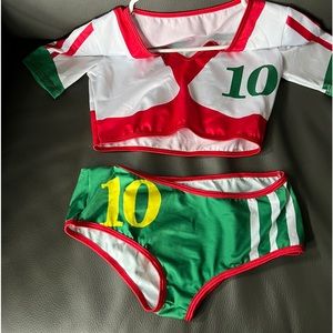 Soccer player costume
